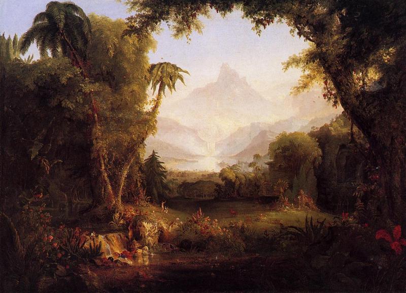 Thomas Cole Garden of Eden Germany oil painting art